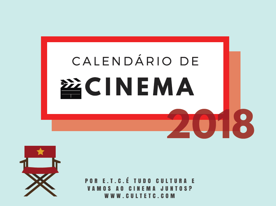 Calendário de cinema 2018