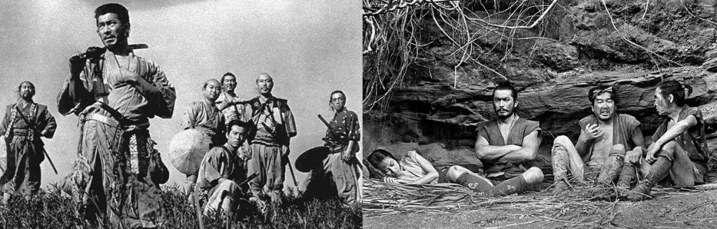 Os Sete Samurais (1954), A Fortaleza Escondida (1958)